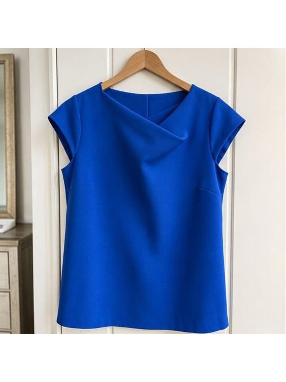 Lilac V Neck Top